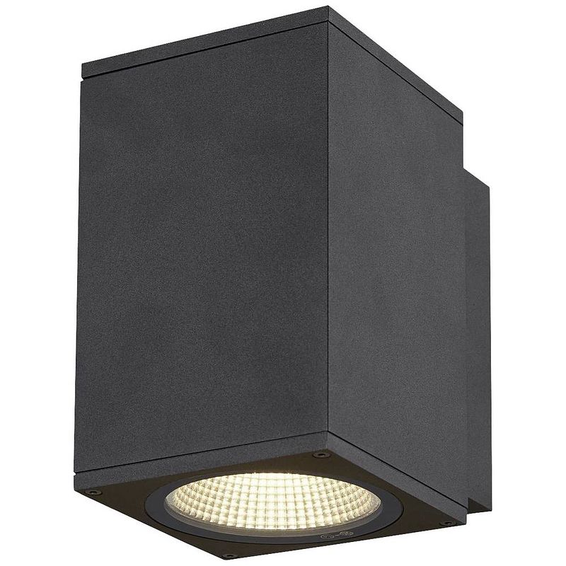 Foto van Slv enola square m 1003417 led-buitenlamp (wand) led vast ingebouwd 10 w antraciet