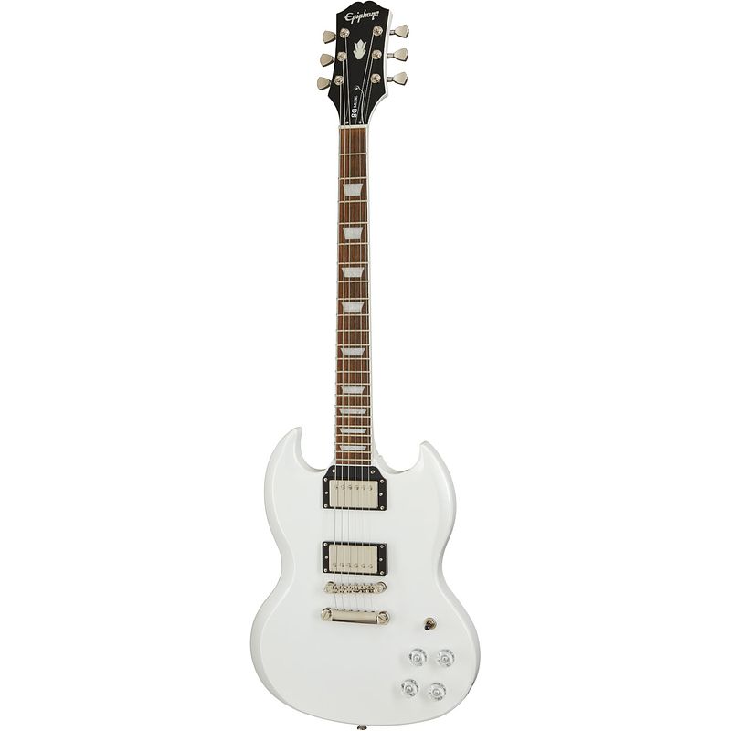 Foto van Epiphone sg muse pearl white metallic elektrische gitaar