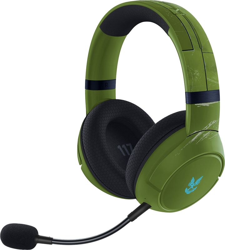 Foto van Razer kaira pro gaming headset halo infinite edition voor xbox