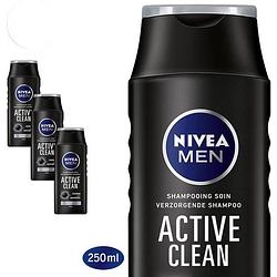 Foto van Men active clean shampoo - 4x 250ml