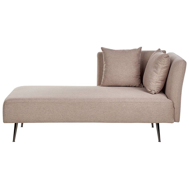 Foto van Beliani riom - chaise longue-bruin-polyester