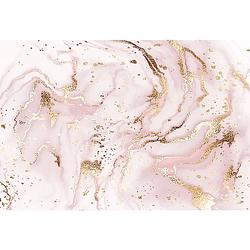 Foto van Inductiebeschermer - marmer roze goud - 59x51 cm