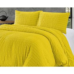 Foto van Zensation dbo zen jacquard ocher yellow 200x220