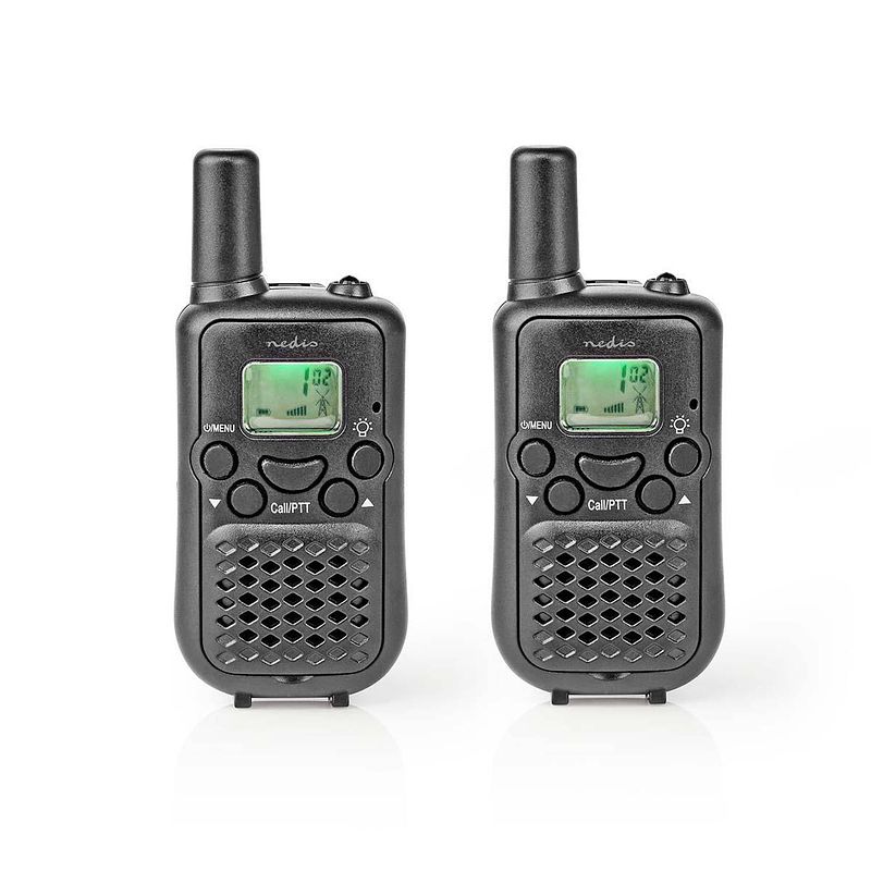 Foto van Nedis walkie talkie set - wltk0500bk - zwart