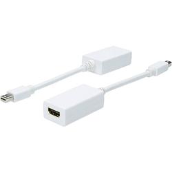 Foto van Digitus ak-340411-001-w displayport / hdmi adapter [1x mini-displayport stekker - 1x hdmi-bus] wit 15.00 cm