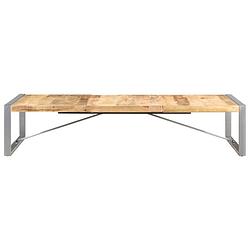 Foto van The living store salontafel industriële stijl - hout - 180 x 90 x 40 cm