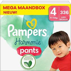 Foto van Pampers - harmonie pants - maat 4 - mega maandbox - 336 stuks - 9/15 kg