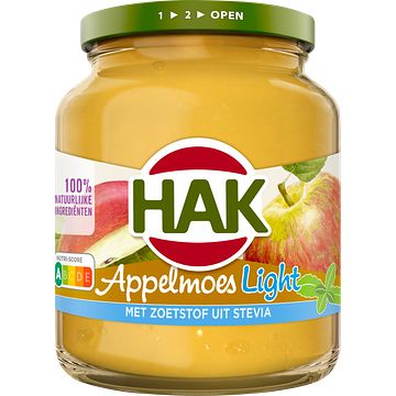 Foto van Hak appelmoes light 350g bij jumbo