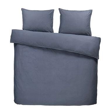 Foto van Comfort dekbedovertrek ryan - grijsblauw -240x200/220 cm - leen bakker