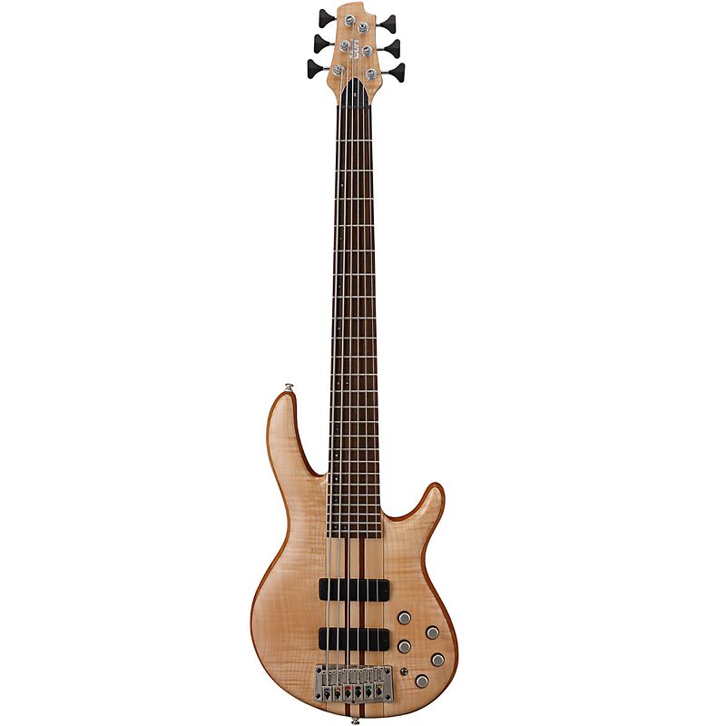 Foto van Cort a6 plus fmmh open pore natural 6-snarige elektrische basgitaar