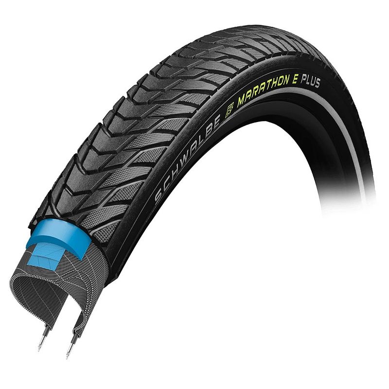 Foto van Schwalbe buitenband marathon e-plus draad 28 x 1.50 (40-622) zwart