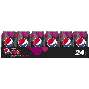 Foto van Pepsi cola max cherry flavour 24 x 330ml bij jumbo