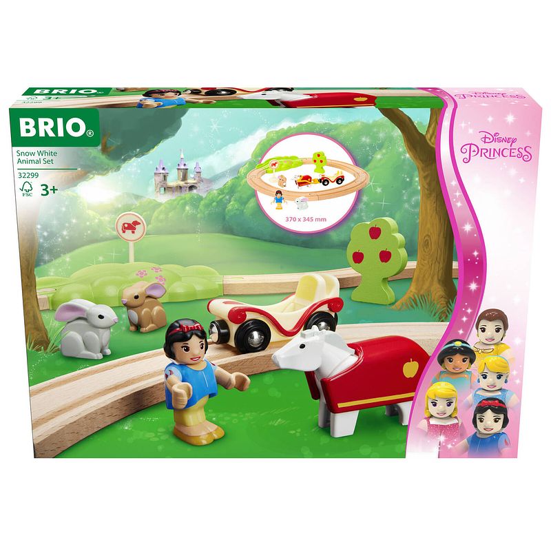 Foto van Brio disney princess snow white animal set 32299