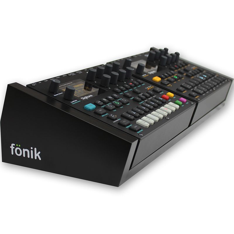 Foto van Fonik audio innovations zwart voor 2x elektron digitakt/digitone