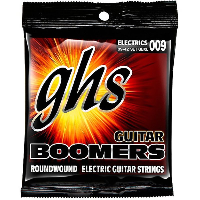 Foto van Ghs gbxl-8 boomers 8-string extra light snarenset 8-snarig