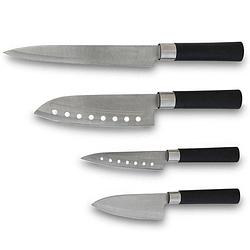 Foto van Messen set cecotec santoku roestvrij staal (4 pcs) (4 pcs)