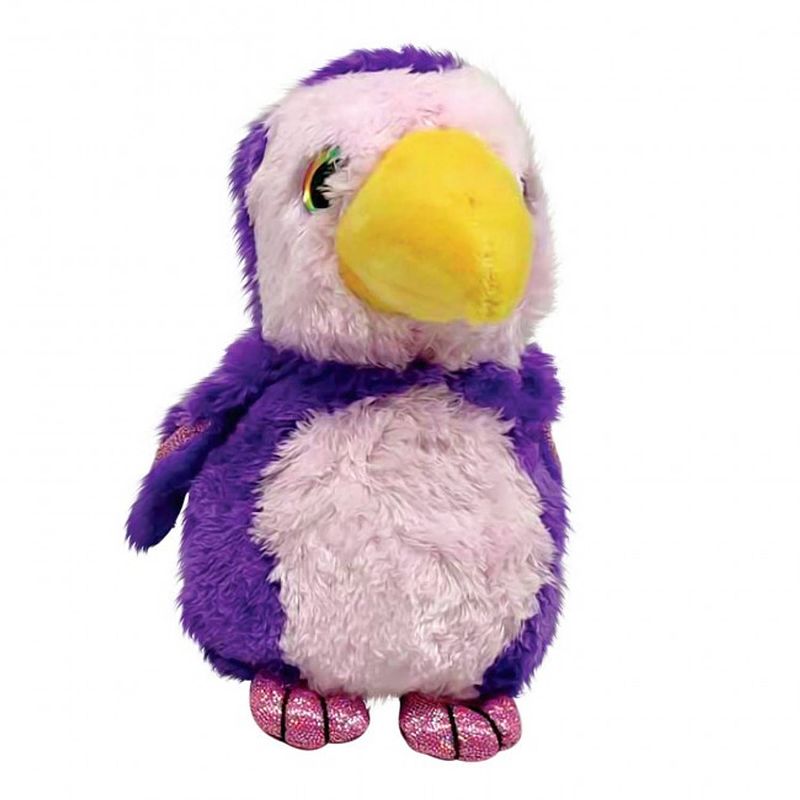 Foto van Lumo stars knuffel eagle cotca junior 15 cm pluche paars