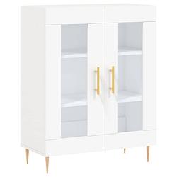 Foto van Vidaxl dressoir 69,5x34x90 cm bewerkt hout wit