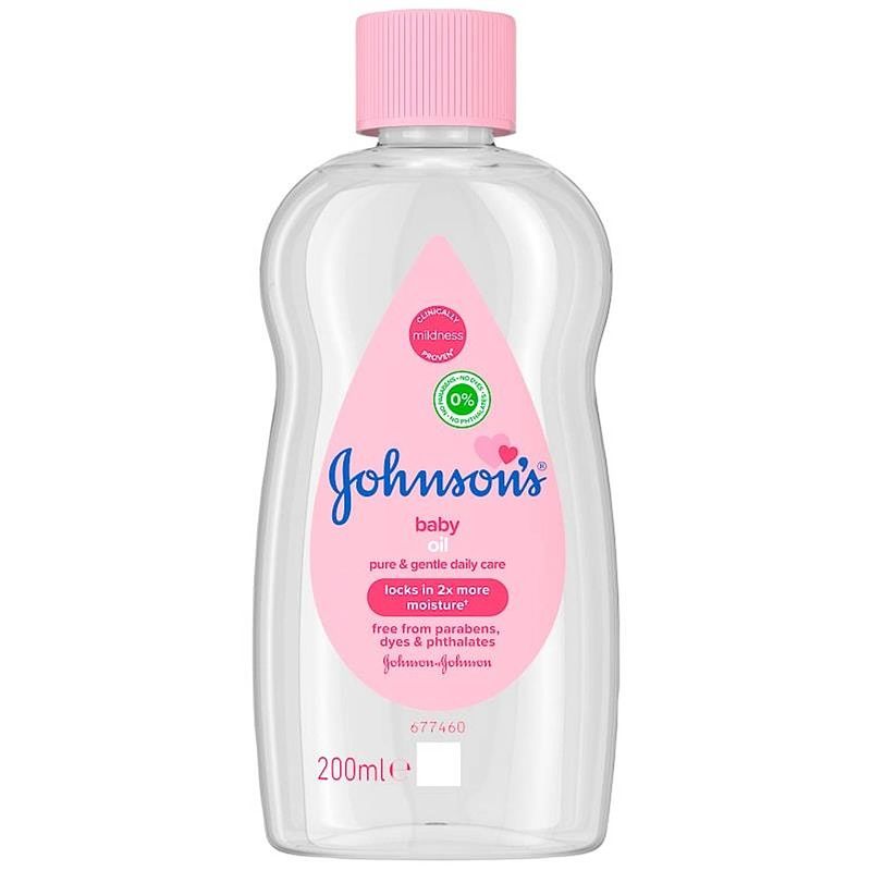 Foto van Johnson's - baby olie - normaal - 200ml