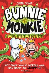 Foto van Bunnie vs monkie en het doemgenootschap! - jamie smart - hardcover (9789025778200)