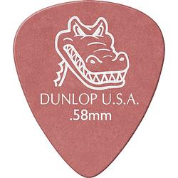 Foto van Dunlop 417p058 gator grip pick 0.58 mm plectrum set 12 stuks