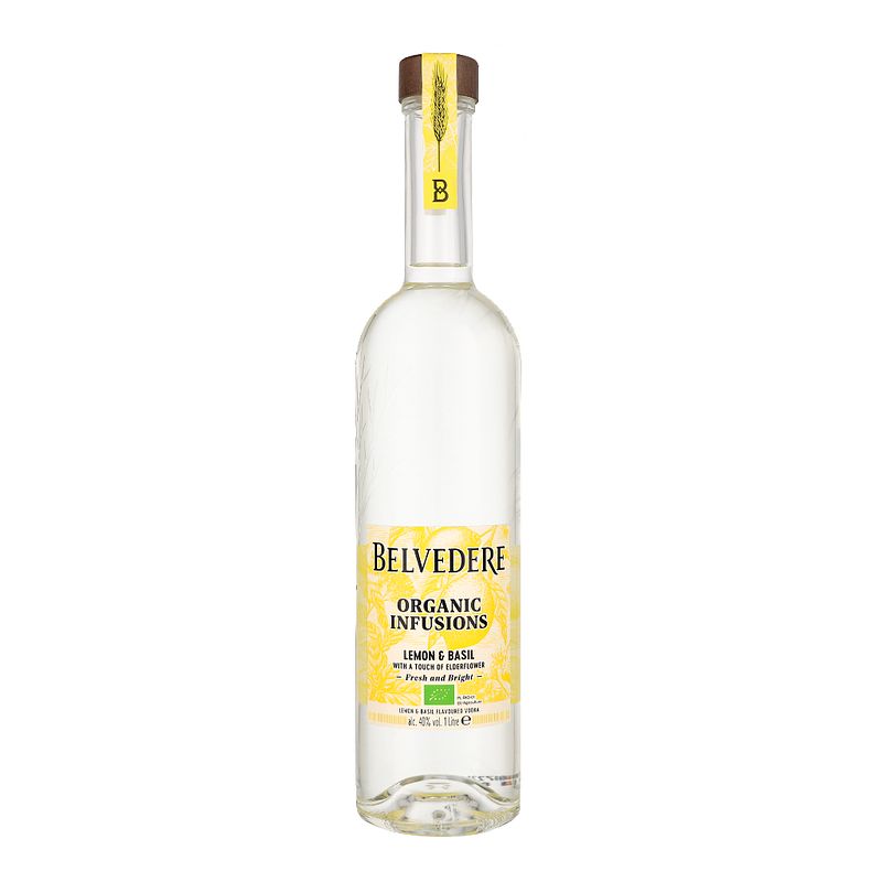 Foto van Belvedere organic lemon & basil 1ltr wodka