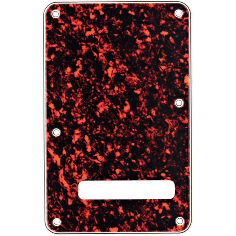 Foto van Fender stratocaster modern-style tremolo backplate tortoise shell