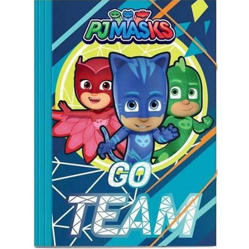 Foto van Nickelodeon elastonmap pj masks junior 25 x 35 papier blauw