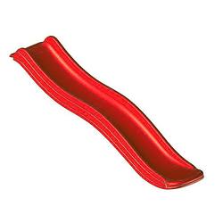 Foto van Intergard glijbaan rood 175cm voor houten speeltoestellen