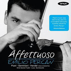 Foto van Affettuoso: violin sonatas by piani, geminiani & handel - cd (0880040409922)