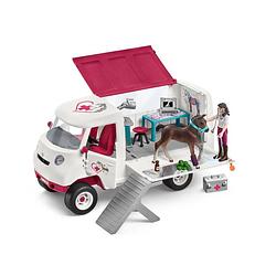 Foto van Schleich horse club mobile vet with hannoverian foal - 42439