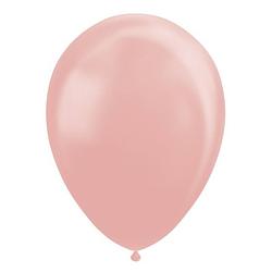 Foto van Wefiesta ballonnen metallic 12 cm latex roze 100 stuks