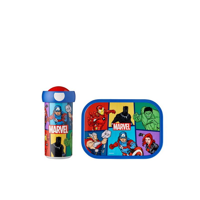 Foto van Mepal - campus lunchset (schoolbeker en lunchbox) - avengers