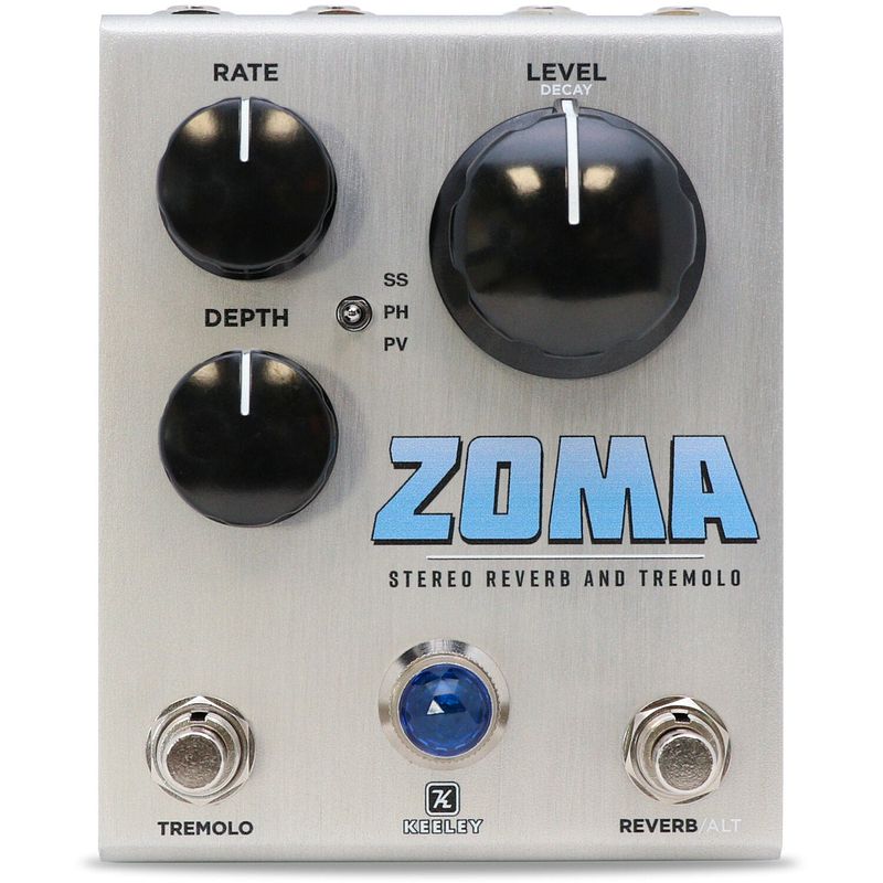 Foto van Keeley zoma stereo reverb / tremolo effectpedaal