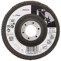 Foto van Bosch accessories 2608608263 x581 lamellenschijf diameter 115 mm boordiameter 22.33 mm rvs 1 stuk(s)