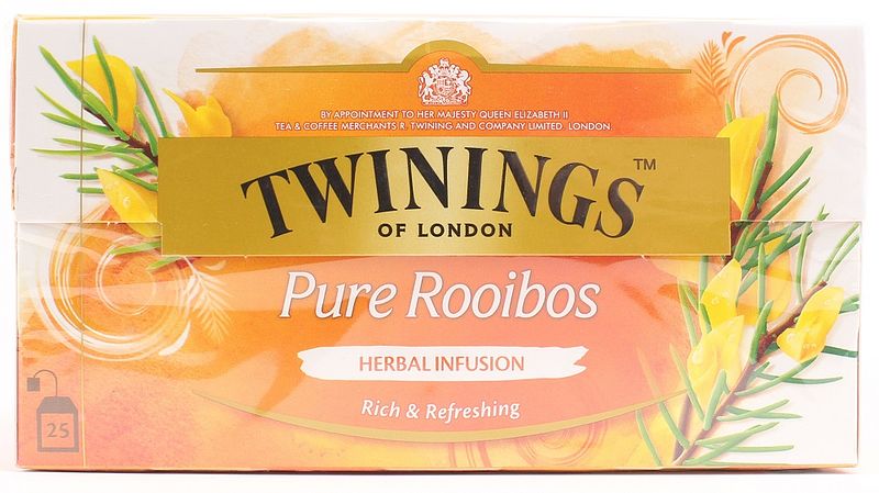 Foto van Twinings pure rooibos thee