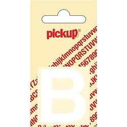 Foto van Plakletter helvetica 40 mm sticker witte letter b