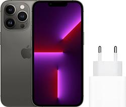 Foto van Apple iphone 13 pro max 256gb grafiet + apple usb c oplader