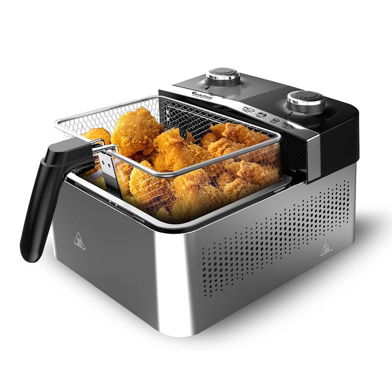 Foto van Turbotronic af1 rapid airfryer hetelucht friteuse 3.2 liter 1200w