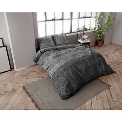 Foto van Dreamhouse dekbedovertrek dh fl gradient knits anthracite dekbedovertrek lits-jumeaux 240x220 + 2 - 60x70 cm
