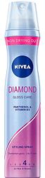 Foto van Nivea diamond gloss care styling spray 250ml bij jumbo