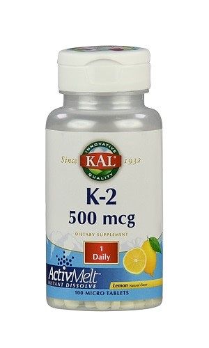Foto van Kal vitamine k2 500mcg tabletten