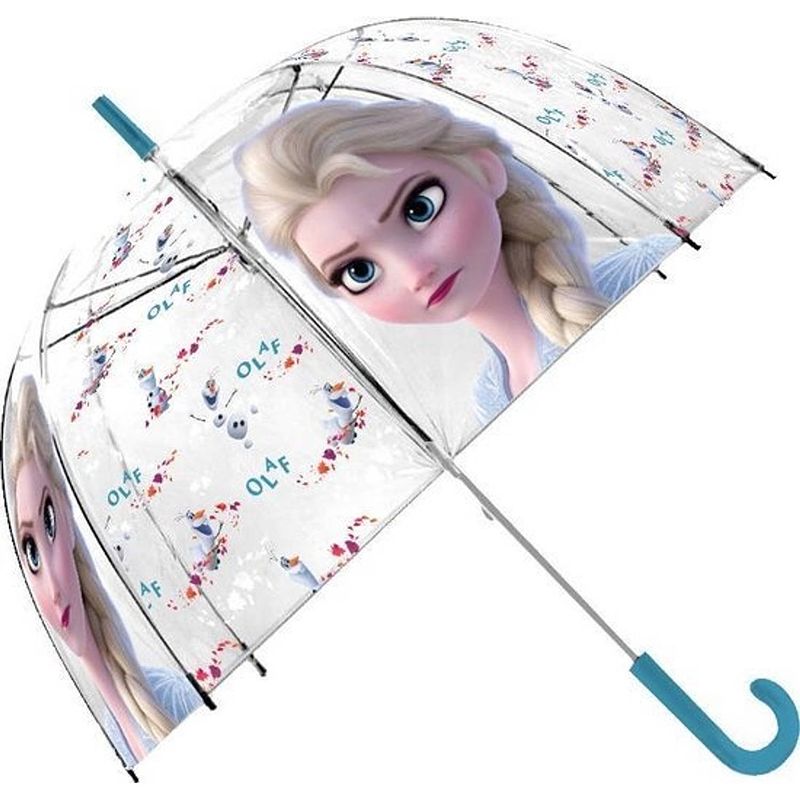 Foto van Kinderparaplu kopen disney kinderparaplu frozen 70 cm pvc transparant