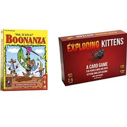 Foto van Spellenbundel - kaartspellen - 2 stuks - boonanza & exploding kittens