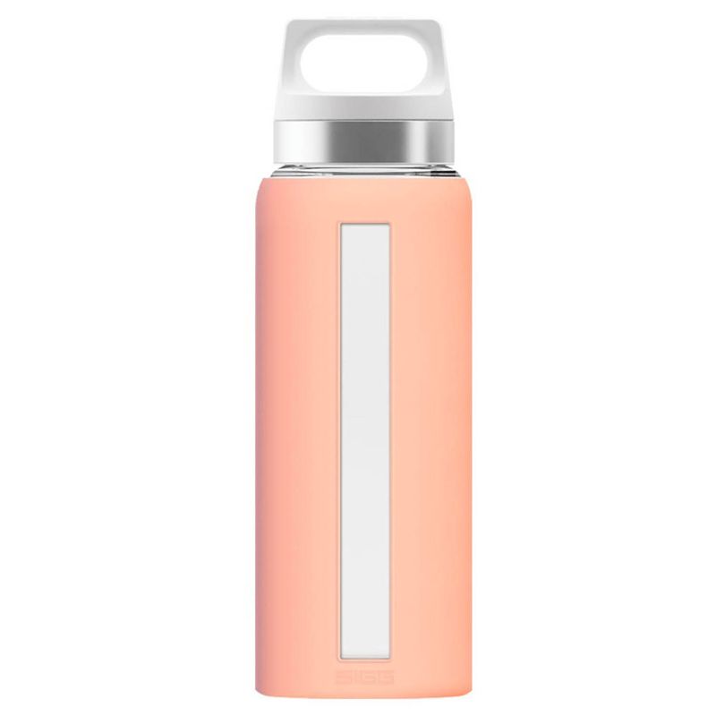 Foto van Sigg drinkfles dream 0,65 liter 7,6 cm glas zalmroze