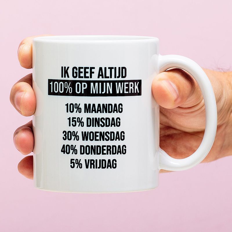 Foto van Mok ik geef altijd 100%