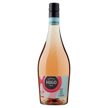 Foto van Jumbo hugo rose rood fruit alcoholvrij <0,5% 750ml