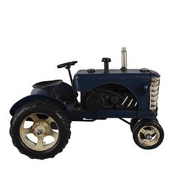 Foto van Clayre & eef blauwe model tractor 25*15*18 cm 6y4611