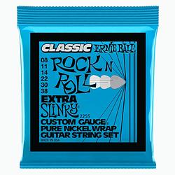 Foto van Ernie ball 2255 extra slinky classic rock n roll snaren