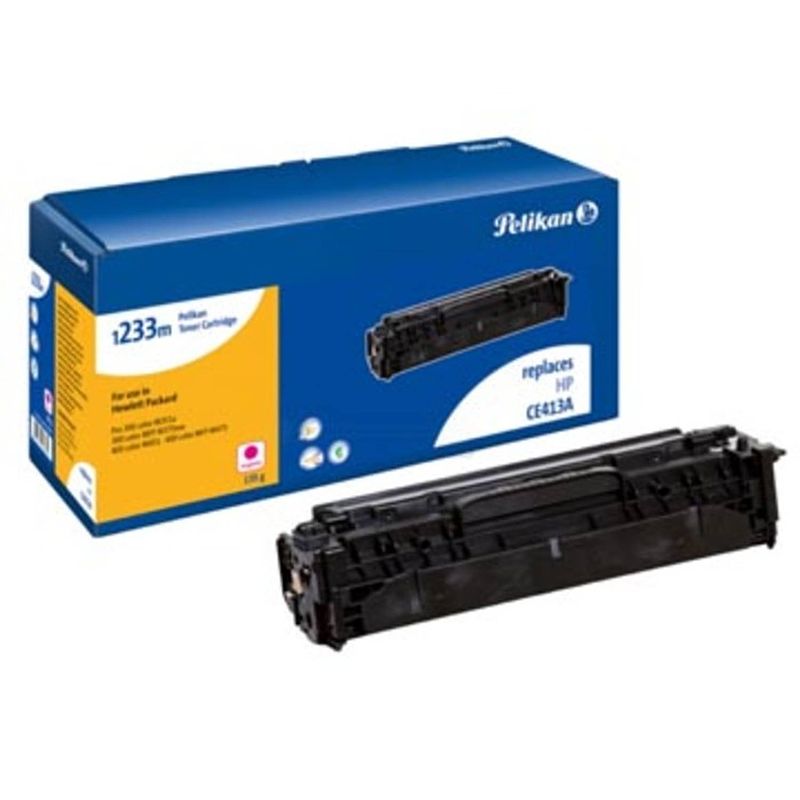 Foto van Pelikan toner magenta, 2600 pagina'ss voor hp 305a - oem: ce413a